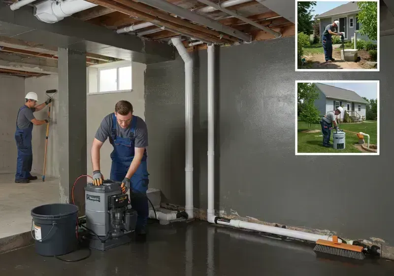 Basement Waterproofing and Flood Prevention process in Lawrenceburg, KY